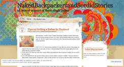 Desktop Screenshot of nakedbackpackersandsordidstories.wordpress.com