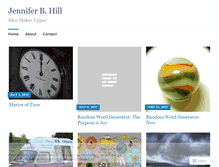 Tablet Screenshot of jenniferhr.wordpress.com