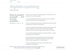 Tablet Screenshot of digitalcopsblog.wordpress.com