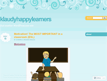 Tablet Screenshot of klaudyhappylearners.wordpress.com