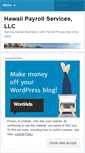 Mobile Screenshot of hawaiipayrollservices.wordpress.com