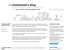 Tablet Screenshot of cluetrainee.wordpress.com