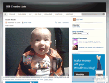 Tablet Screenshot of hbcreativearts.wordpress.com