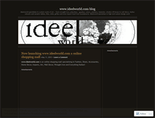 Tablet Screenshot of ideelworld.wordpress.com