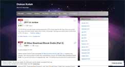 Desktop Screenshot of diskusikuliah.wordpress.com