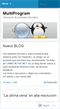 Mobile Screenshot of multiprogram.wordpress.com