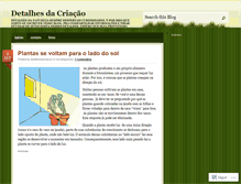 Tablet Screenshot of detalhesdacriacao.wordpress.com