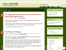 Tablet Screenshot of diynaturally.wordpress.com