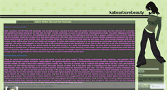 Desktop Screenshot of katiearborebeauty.wordpress.com