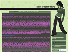 Tablet Screenshot of katiearborebeauty.wordpress.com