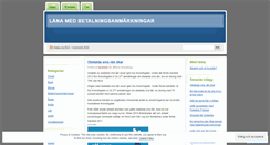 Desktop Screenshot of finansbloggaren.wordpress.com