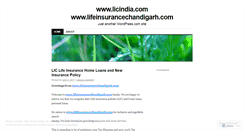 Desktop Screenshot of licindiachandigarh.wordpress.com