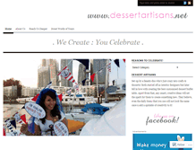 Tablet Screenshot of dessertartisans.wordpress.com