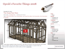 Tablet Screenshot of oprahsfavoritethings.wordpress.com
