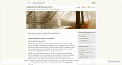 Desktop Screenshot of growingoptions.wordpress.com