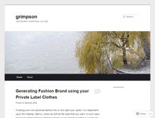 Tablet Screenshot of grimpson.wordpress.com