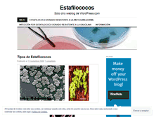 Tablet Screenshot of estafilococos.wordpress.com