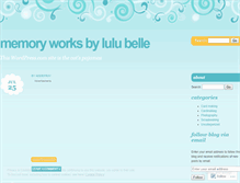 Tablet Screenshot of memoryworkslulubelle.wordpress.com