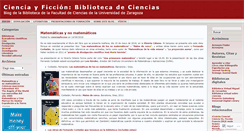 Desktop Screenshot of cienciayficcion.wordpress.com