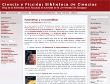 Tablet Screenshot of cienciayficcion.wordpress.com