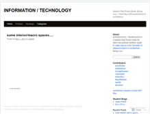 Tablet Screenshot of infotechmfp.wordpress.com