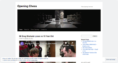 Desktop Screenshot of openingchess.wordpress.com