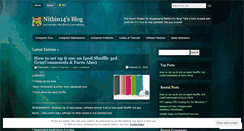 Desktop Screenshot of nithin14.wordpress.com