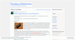 Desktop Screenshot of pacalaya.wordpress.com