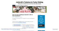 Desktop Screenshot of janieruth.wordpress.com