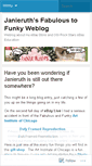Mobile Screenshot of janieruth.wordpress.com