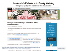Tablet Screenshot of janieruth.wordpress.com
