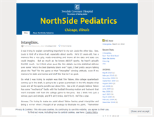 Tablet Screenshot of northsidepediatrics.wordpress.com