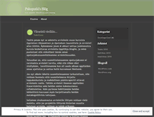 Tablet Screenshot of pakoputki.wordpress.com