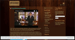 Desktop Screenshot of eriklundeen.wordpress.com