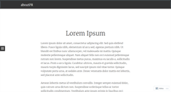 Desktop Screenshot of aboutpr.wordpress.com
