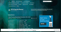Desktop Screenshot of hvasportsnation.wordpress.com