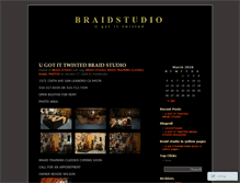 Tablet Screenshot of braidstudio.wordpress.com