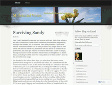 Tablet Screenshot of millennialvoice.wordpress.com