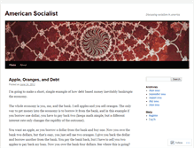 Tablet Screenshot of americansocialist.wordpress.com