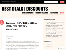 Tablet Screenshot of dealsave.wordpress.com