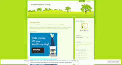 Desktop Screenshot of kinetickidsinc.wordpress.com