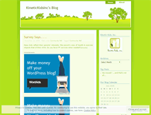 Tablet Screenshot of kinetickidsinc.wordpress.com