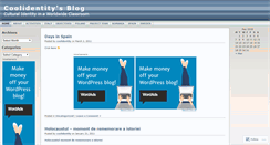 Desktop Screenshot of coolidentity.wordpress.com