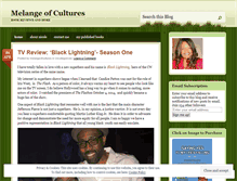 Tablet Screenshot of melangeofcultures.wordpress.com