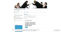 Desktop Screenshot of meetingsrus.wordpress.com
