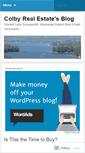 Mobile Screenshot of colbyrealestate.wordpress.com