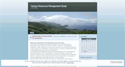 Desktop Screenshot of humanresource1st.wordpress.com