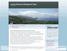 Tablet Screenshot of humanresource1st.wordpress.com