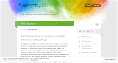 Desktop Screenshot of engineeringeric.wordpress.com