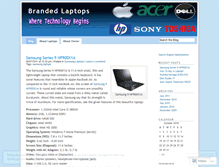 Tablet Screenshot of brandedlaptops.wordpress.com